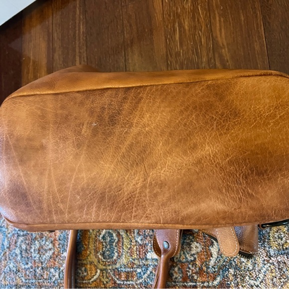 Bed Stu Brown Leather Shoulder Bag - Picture 3 of 9